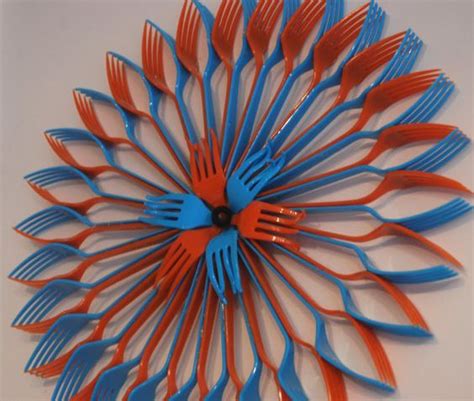 Plastic Forks Diy Home Crafts Easy Crafts Crafts For Kids Arts And