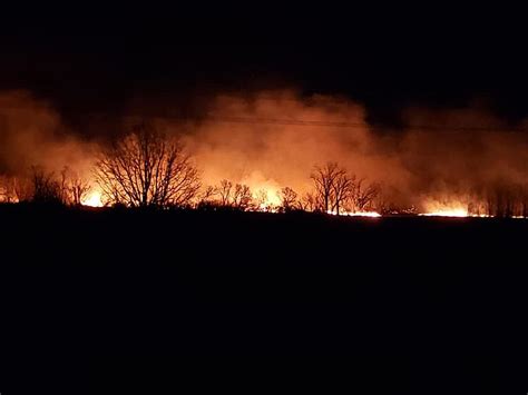Iowa Fires Scorched Hundreds Of Acres Last Night Photos