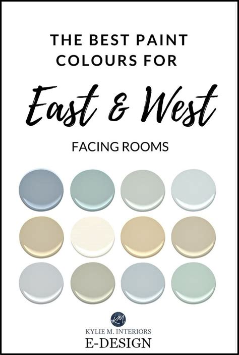 The Best Paint Colour For East West Facing Exposure Rooms Benjamin Moore Sherwin Williams