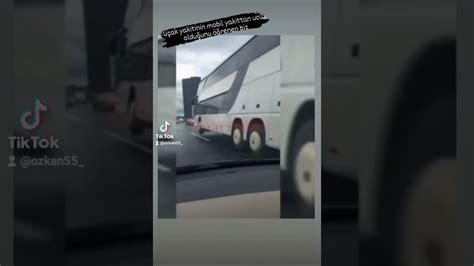bugün İstanbul trafiğinde otobüsün arka iki amasörlü patlamış YouTube