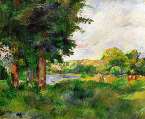 Landscape Painting By Paul Cezanne
