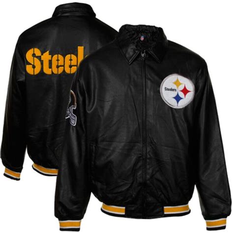 Pittsburgh Steelers Fashion Faux Leather Jacket Black