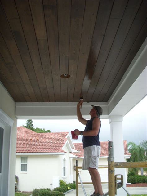 Wood Cielings Love Them Inside And Out With Images Porch Ceiling