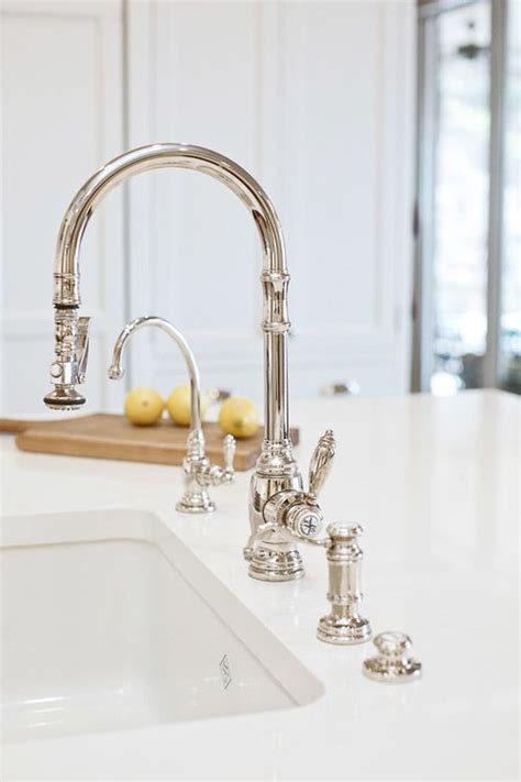 Polished nickel may be lacquer coated but typically is not because nickel does not tarnish. A Kitchen Faucet Roundup | Classic white kitchen, Kitchen ...