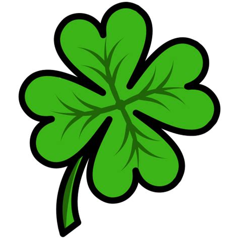 Clover Four Leaf Icon In Spring 2