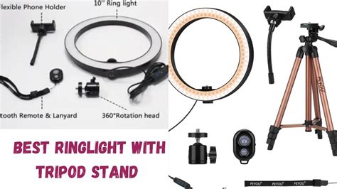 Best Tripod Stand With A Ringlight Peyou 10 Selfie Ring Light With 50
