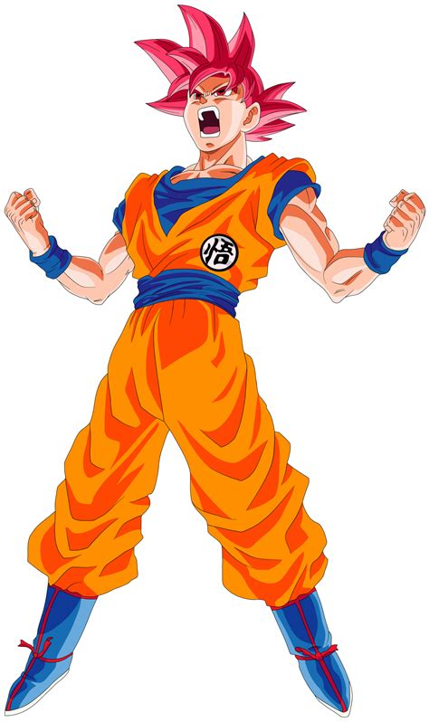 Super Saiyan God Kaioken Goku Art Originally By Dragonballaffinity