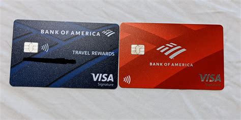 These Two Bank Of America Credit Cards Has A Different Design The Old