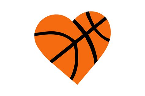 Basketball Heart Graphic By Magnolia Blooms · Creative Fabrica