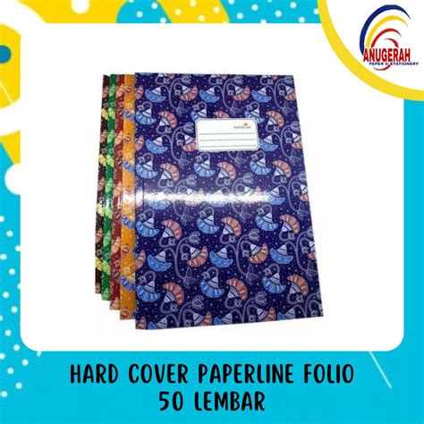 Jual Hard Cover Paperline Folio Lembar Pcs Shopee Indonesia