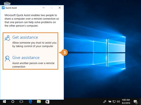 Quick Assist In Windows 10 Customguide