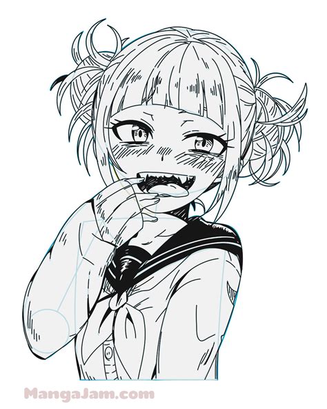 How To Draw Himiko Toga From My Hero Academia
