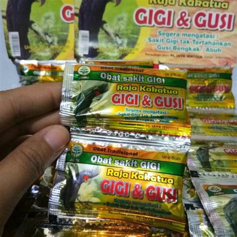 Gigi berlubang karena dimakan ulat, gusi bengkak dan lain sebagainya memang sangat menyiksa. OBAT SAKIT GIGI DAN GUSI RAJA KAKAKTUA | Shopee Indonesia