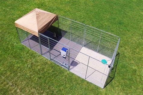 8 X 24 Ultimate Dog Kennel Pro Galvanized Pet Supplies