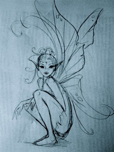 Pretty Fairy Drawing