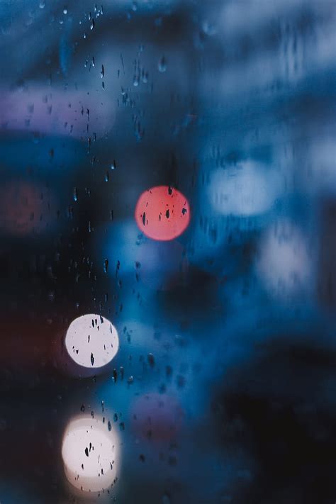 Glass Drops Wet Blur Bokeh Lights Hd Phone Wallpaper Peakpx