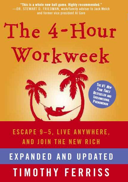 He spent years testing various entrepreneurial ventures, and working regular the 4 hour workweek is in the freaking water supply. 10 Books That Inspired Me