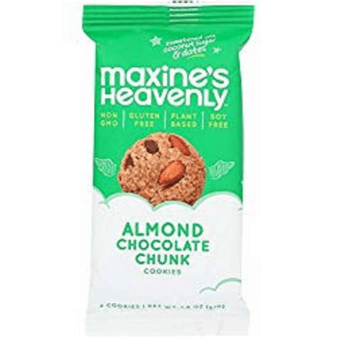 Maxines Heavenly Cookies Almond Chocolate Chunk Cookies Gluten Free 1