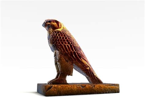 3d Asset Egyptian Hawk Horus God Bird Cgtrader