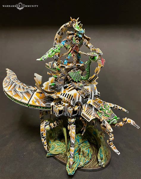 This Colourful Kitbashed Seraphon Army Is Led By The Most Incredible
