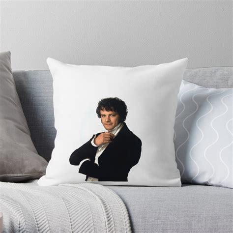 Colin Firth As Mr Darcy In Pride And Prejudice Throw Pillow For Sale By