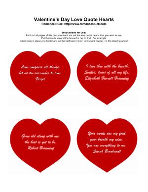 Printable Valentine Quotes. QuotesGram