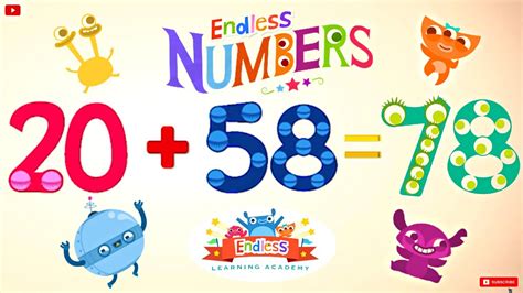 Endless Numbers 78 Learn Number Seventy Eight Fun Learning For Kids