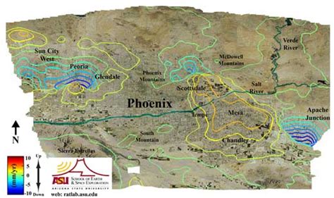 Groundwater Pumping Is Changing Surface Levels In The Phoenix Valley