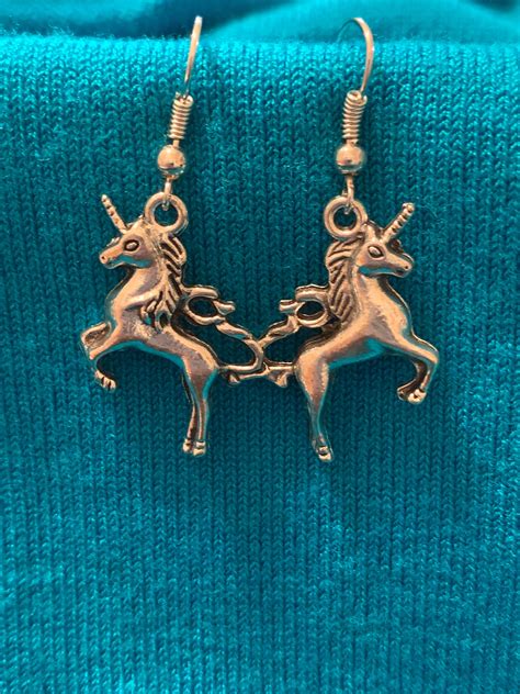 Unicorn earrings | Etsy