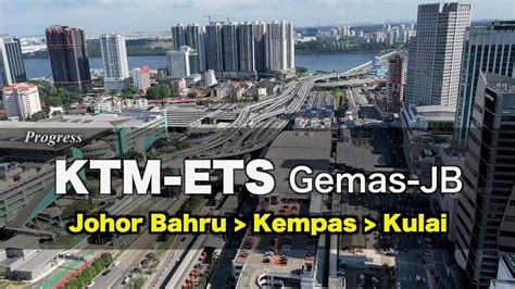 The sgd5 shuttle train via ktm that goes from woodlands train. KTM-ETS South Progress - Johor Bahru City, Kempas and ...