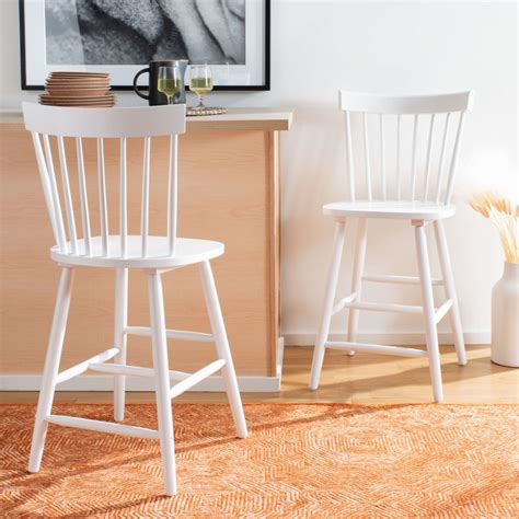 Providence Counter Stool In White By Safavieh