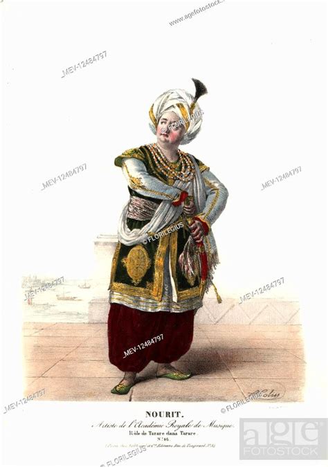 French Tenor Adolphe Nourrit As The Soldier Tarare In The Opera Tarare