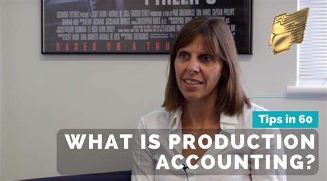 Tips In 60 Seconds What Is Production Accounting Royal Television