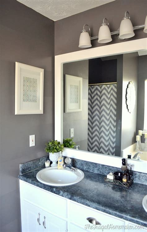 How To Frame Out That Builder Basic Bathroom Mirror For 20 Or Less