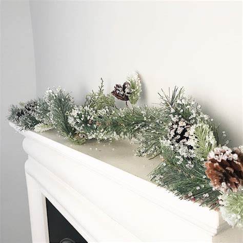 Snowy Fir And Pinecone Christmas Bannister Garland By Ella James