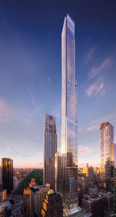 Extell's Central Park Tower Approaches Topping Out, in Midtown - New ...