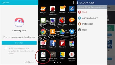 Samsung Apps Wordt Galaxy Apps Door Update Galaxy Club Dé