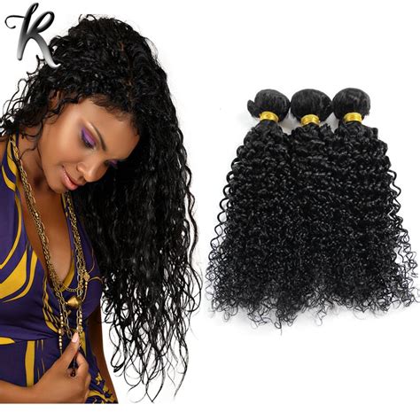 Virgin Indian Curly Hair Weave Jerry Curly Virgin Remy Hair Jet Black