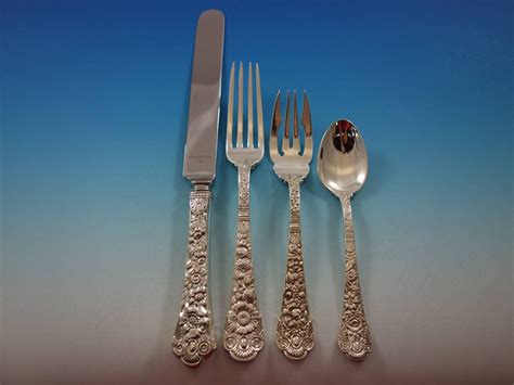 Cluny By Gorham Sterling Silver Flatware Set Dinner And Luncheon
