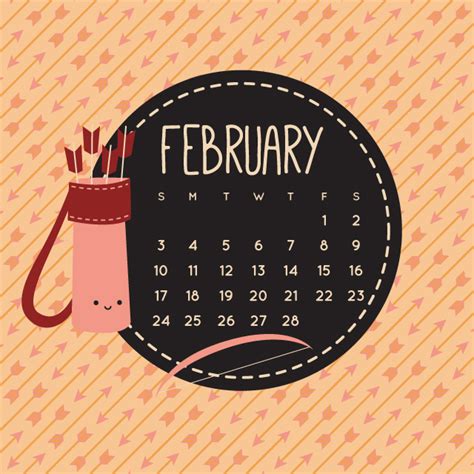 Wild Olive Calendar Arrows For February
