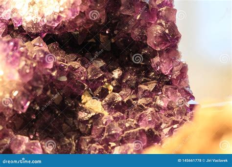 Violet Amethyst Texture Stock Photo Image Of Quartz 145661778