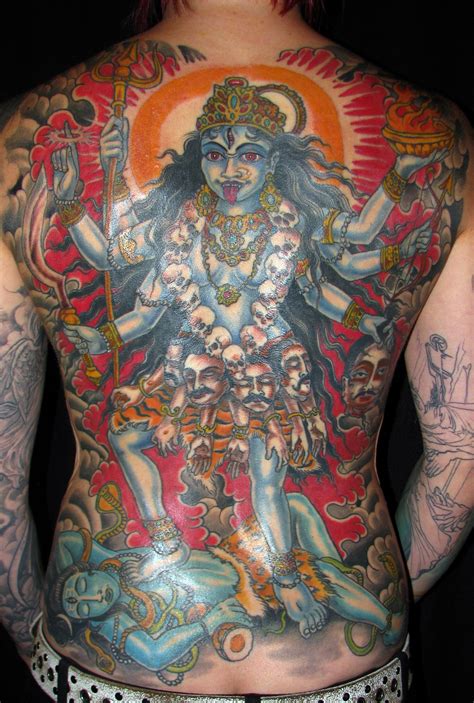 Backpiece Tattoo Kali Tattoo Chest Tattoo Neck Tattoo Sleeve