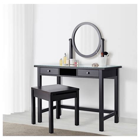Lydianne table mirror with wooden stand lydianne is a table top mirror with wooden stand.brandcasa v. HEMNES Dressing table with mirror, black-brown, 43 1/4x17 ...