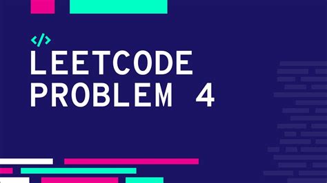 LeetCode Problem 4 YouTube