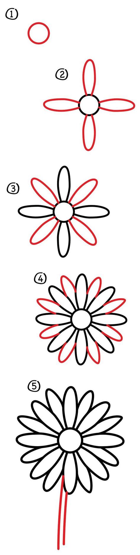 How To Draw Flowers Art For Kids Hub How To Draw A Flower Pot