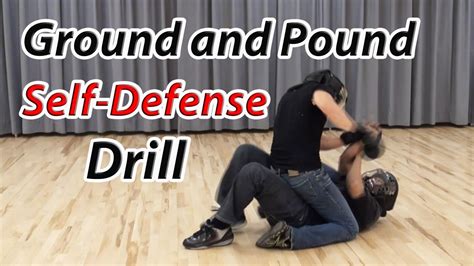 Self Defense Tips On The Ground And Pound Drill