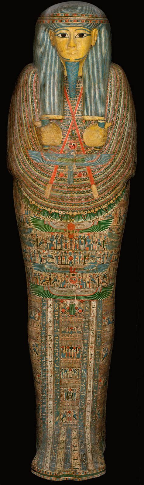 Mummy Coffin Of Djedmontefanch A Priest Of Amun 945 Bc 712 Bc
