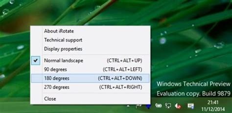 This is very rare, but on such occasions, there are usually a set of keys you can press on your keyboard to flip the screen, or a utility that runs in the taskbar that controls the setting. How To Create Keyboard Shortcut To Rotate Screen In Windows 10