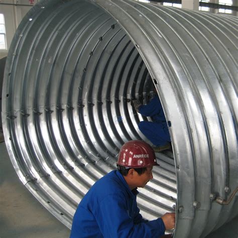 Culvert Pipe Assembled By Corrugated Steel Plates China Culvert Pipe