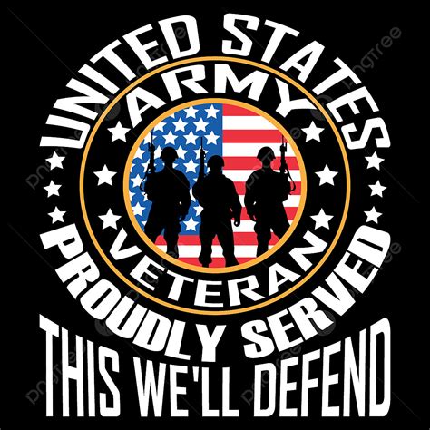 Us Army Veteran Vector Art Png United States Army Veteran Proudly